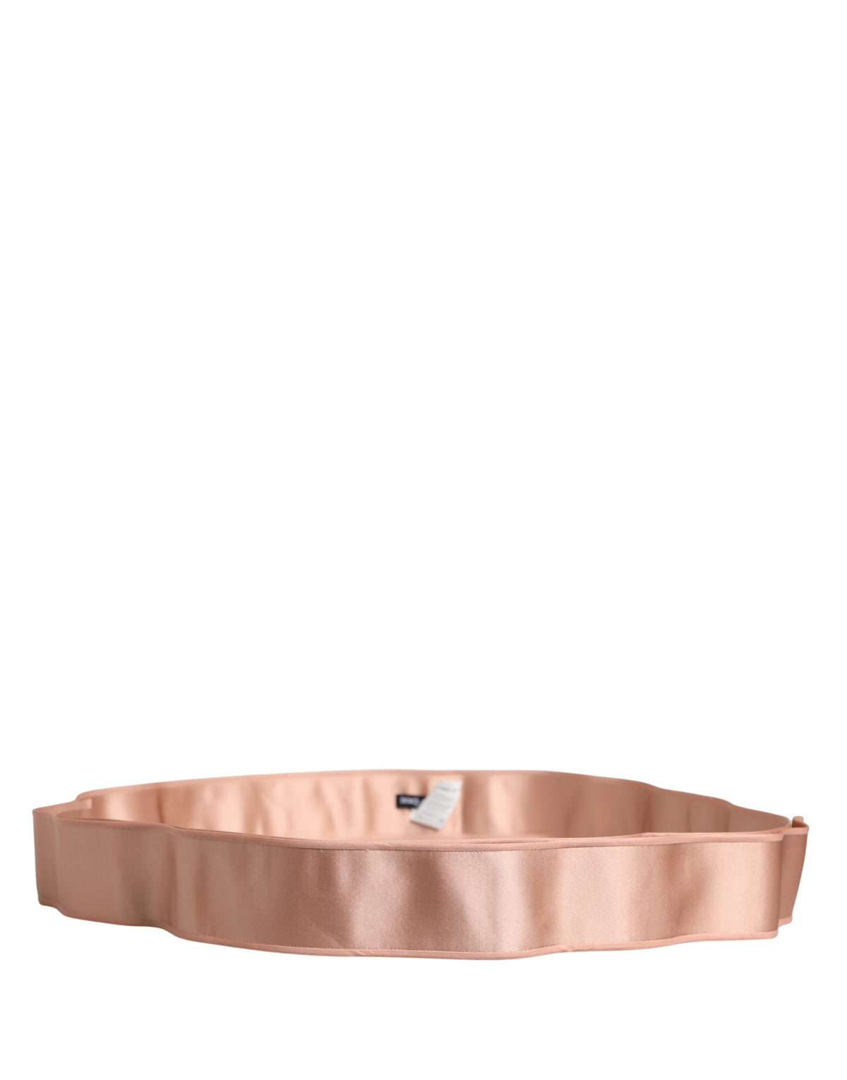 Dolce & Gabbana Damen-Gürtel aus hellrosa Seidensatin