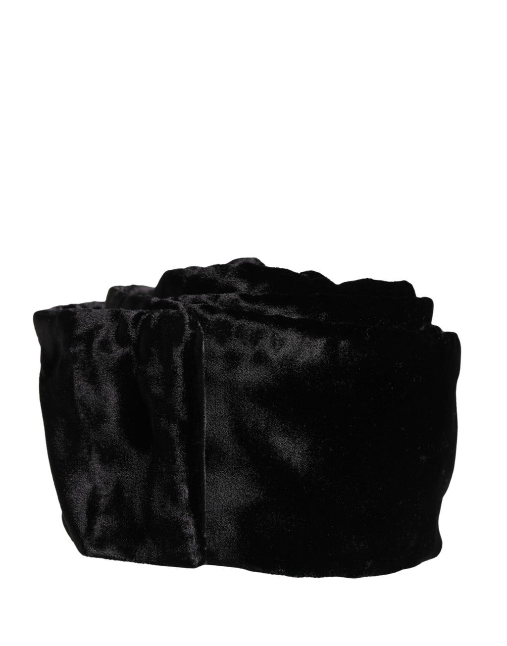 Dolce & Gabbana Schwarzer Viskose-Satin-Taillengürtel für Damen