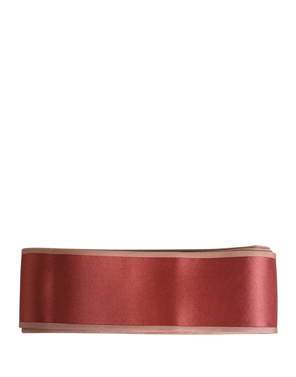 Dolce & Gabbana women's belt in pink silk satin