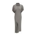 Rick Owens Graues Freizeitkleid aus Acetat