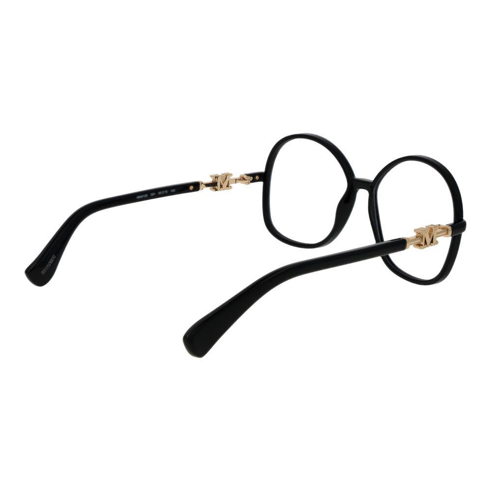 Max Mara Schwarze Kunststoffbrille (Gestell)
