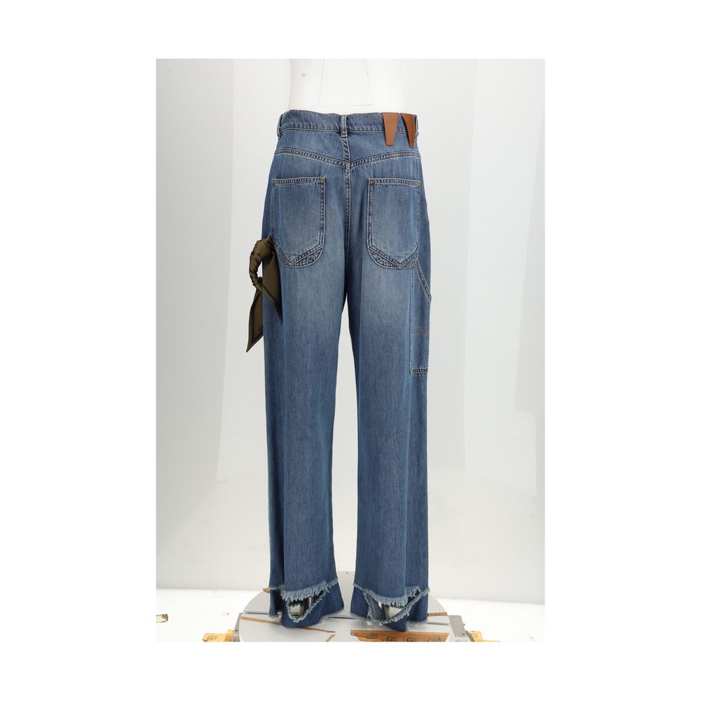 Darkpark blue relaxed-fit cotton jeans