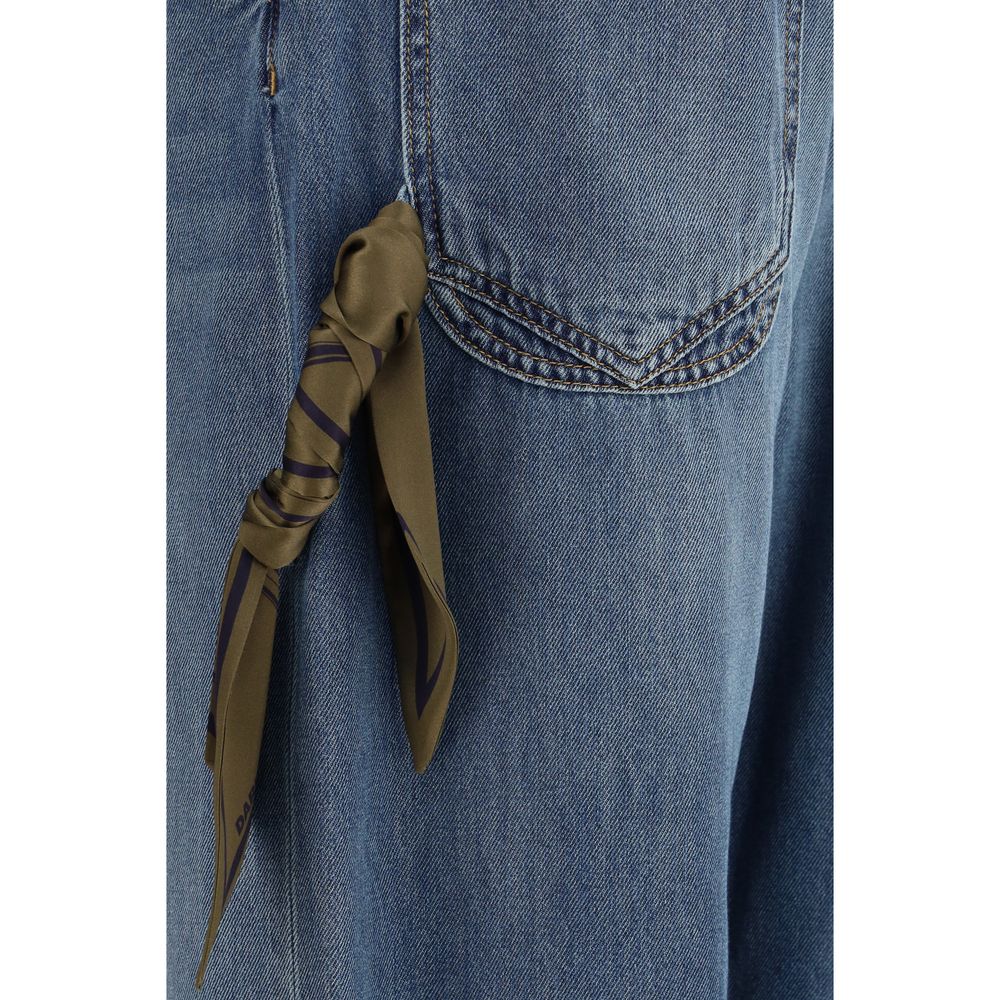 Darkpark blue relaxed-fit cotton jeans