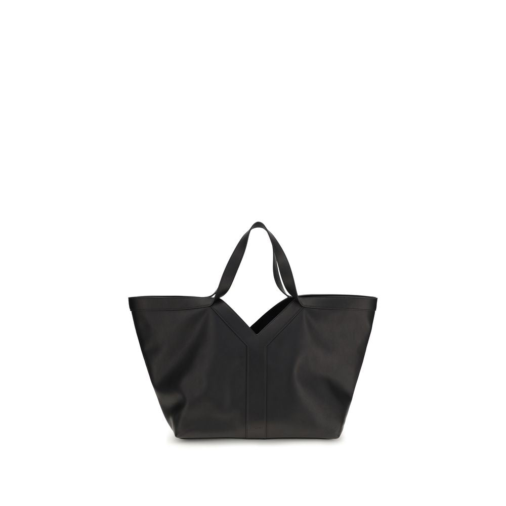 Saint Laurent Black Bos Taurus Calfskin Shoulder Bag