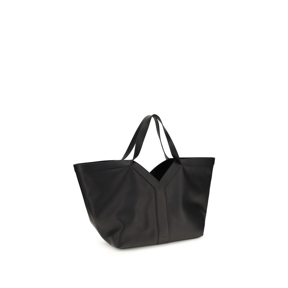 Saint Laurent Black Bos Taurus Calfskin Shoulder Bag