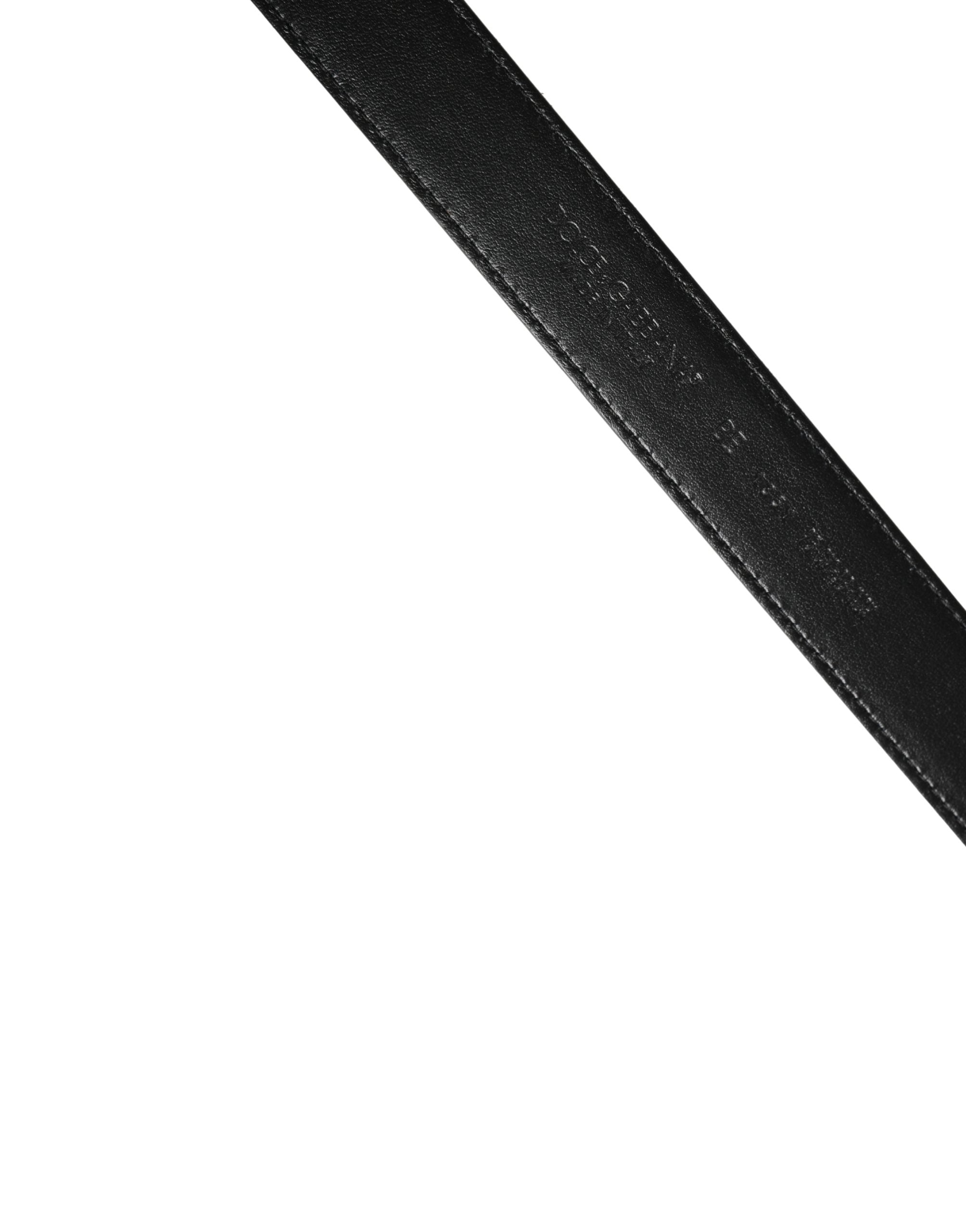 Dolce & Gabbana belt in brown leopard print calf hair with a metal buckle