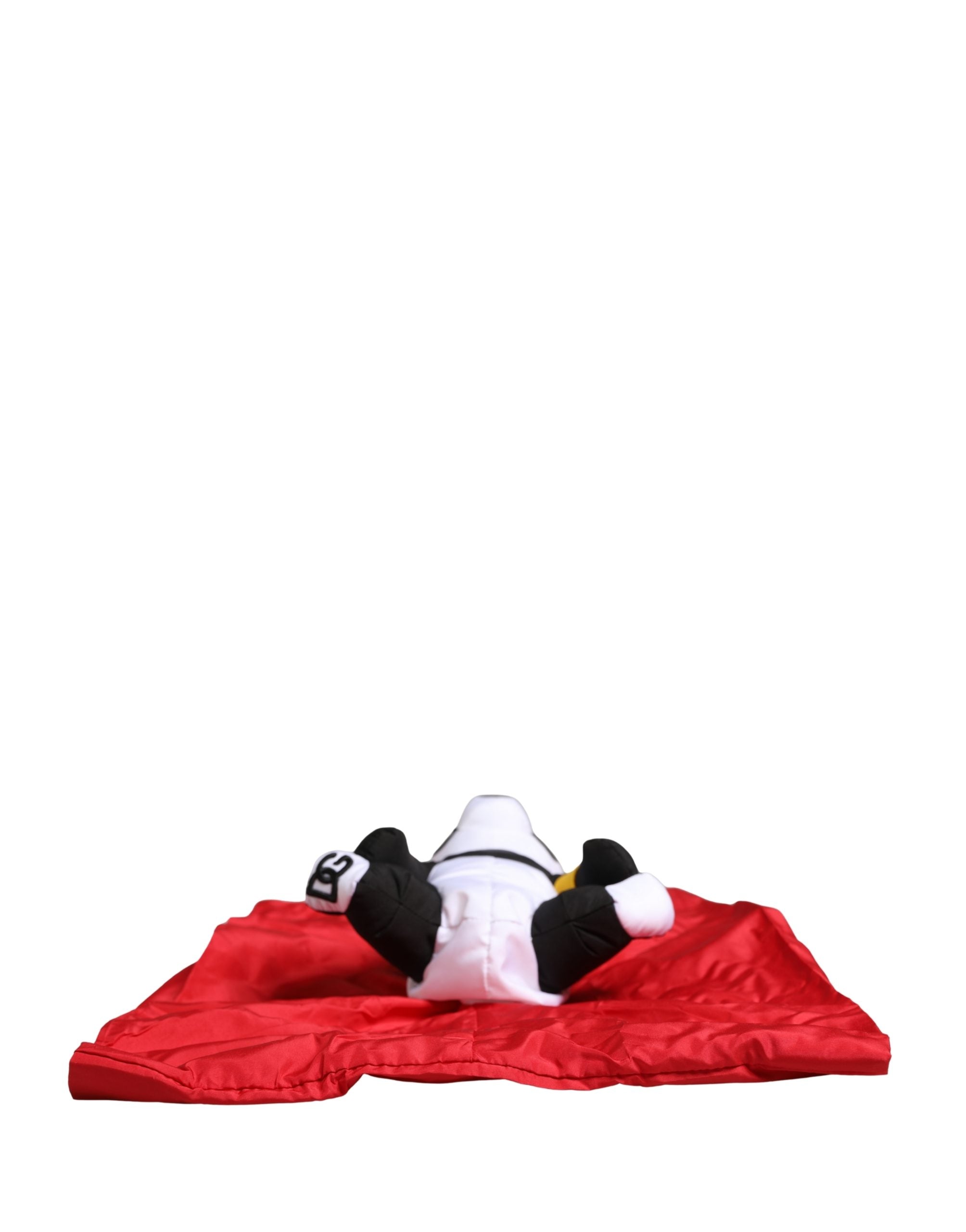 Dolce & Gabbana Men's Red Polyester Panda Print Tote Bag, Ecobag
