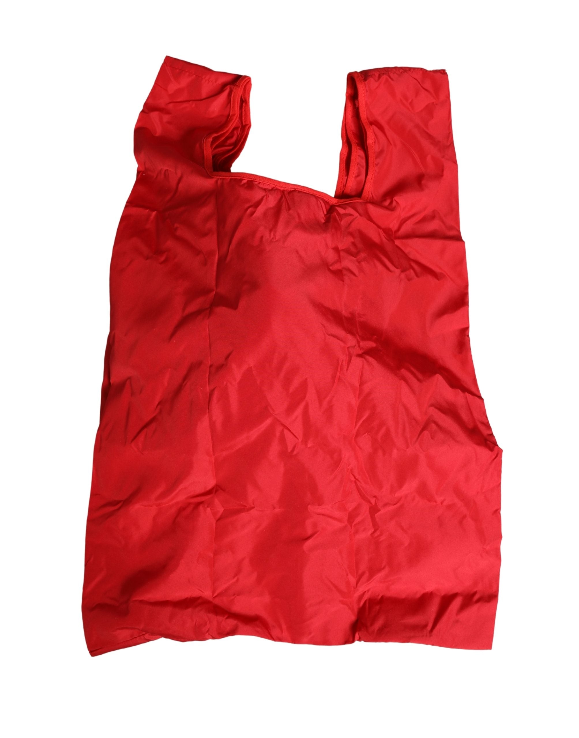 Dolce & Gabbana Men's Red Polyester Panda Print Tote Bag, Ecobag