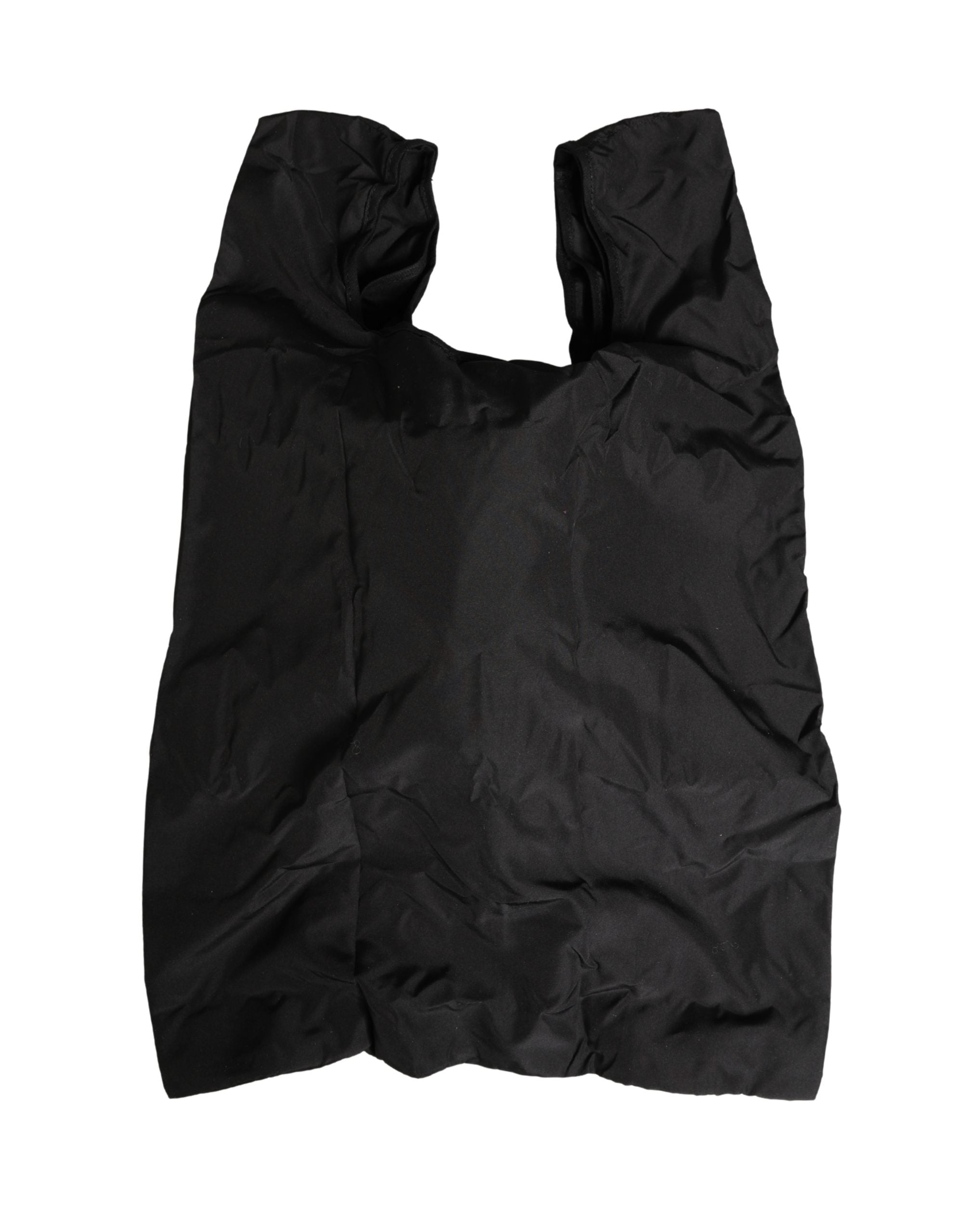 Dolce & Gabbana Men's Black Polyester Panda Fabric Tote Bag "Ecobag"
