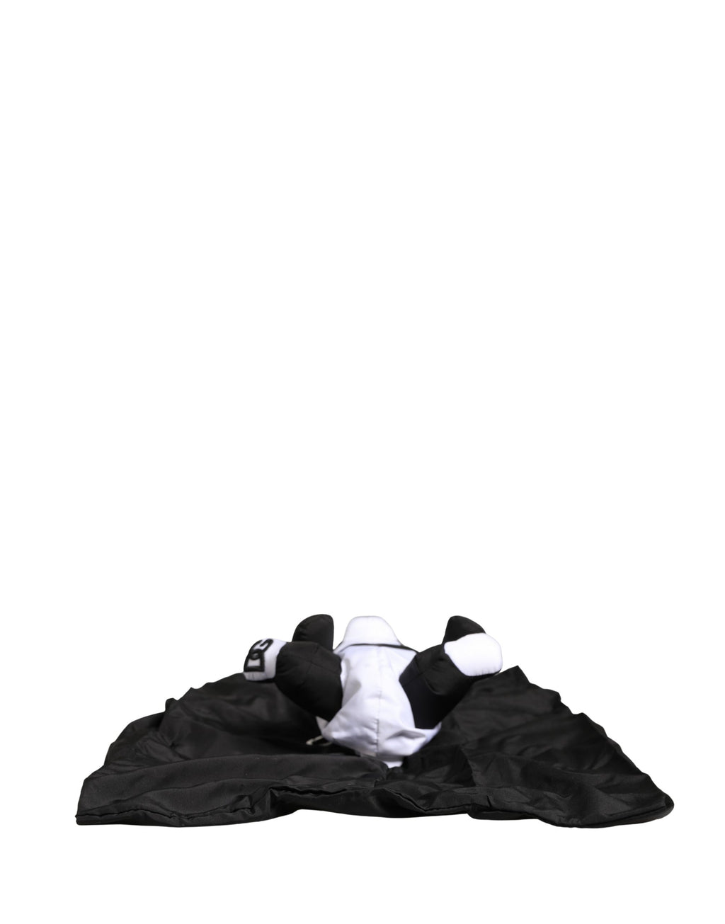 Dolce & Gabbana Men's Black Polyester Panda Fabric Tote Bag "Ecobag"