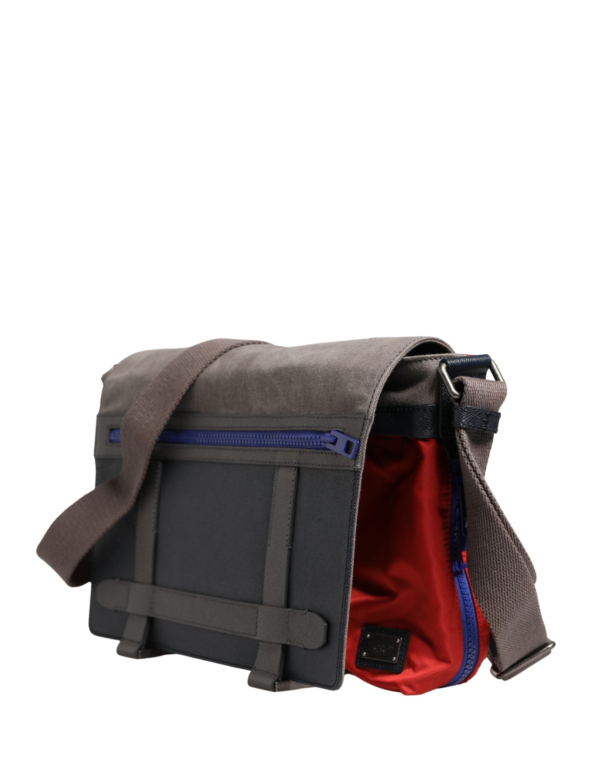 Dolce & Gabbana Herren Messenger Bag Etna aus mehrfarbigem Nylon und Canvas