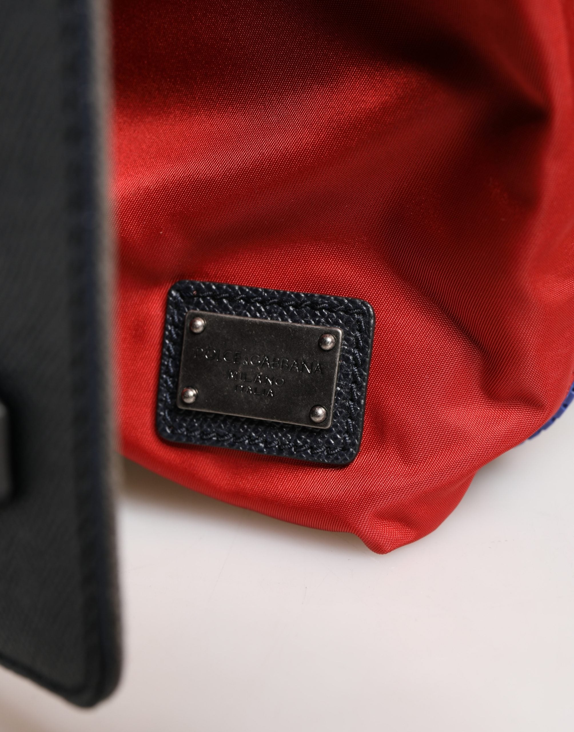 Dolce & Gabbana Herren Messenger Bag Etna aus mehrfarbigem Nylon und Canvas