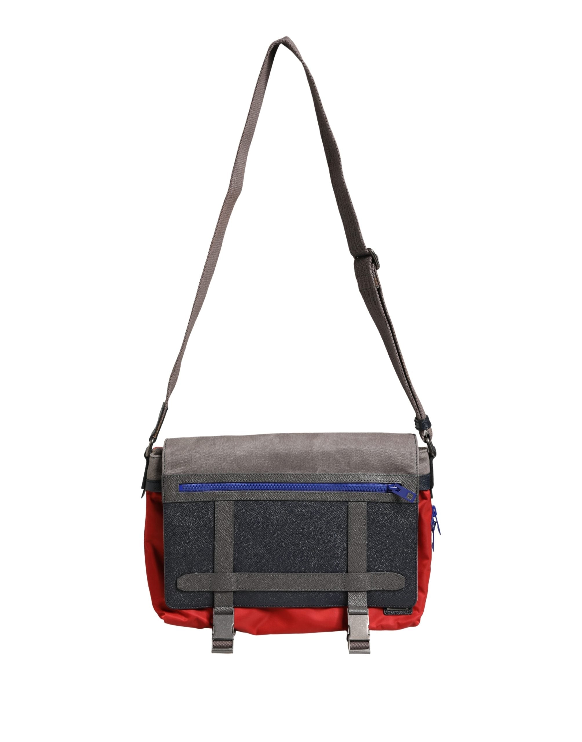 Dolce & Gabbana Men's Etna Messenger Bag in multicolored nylon and canvas