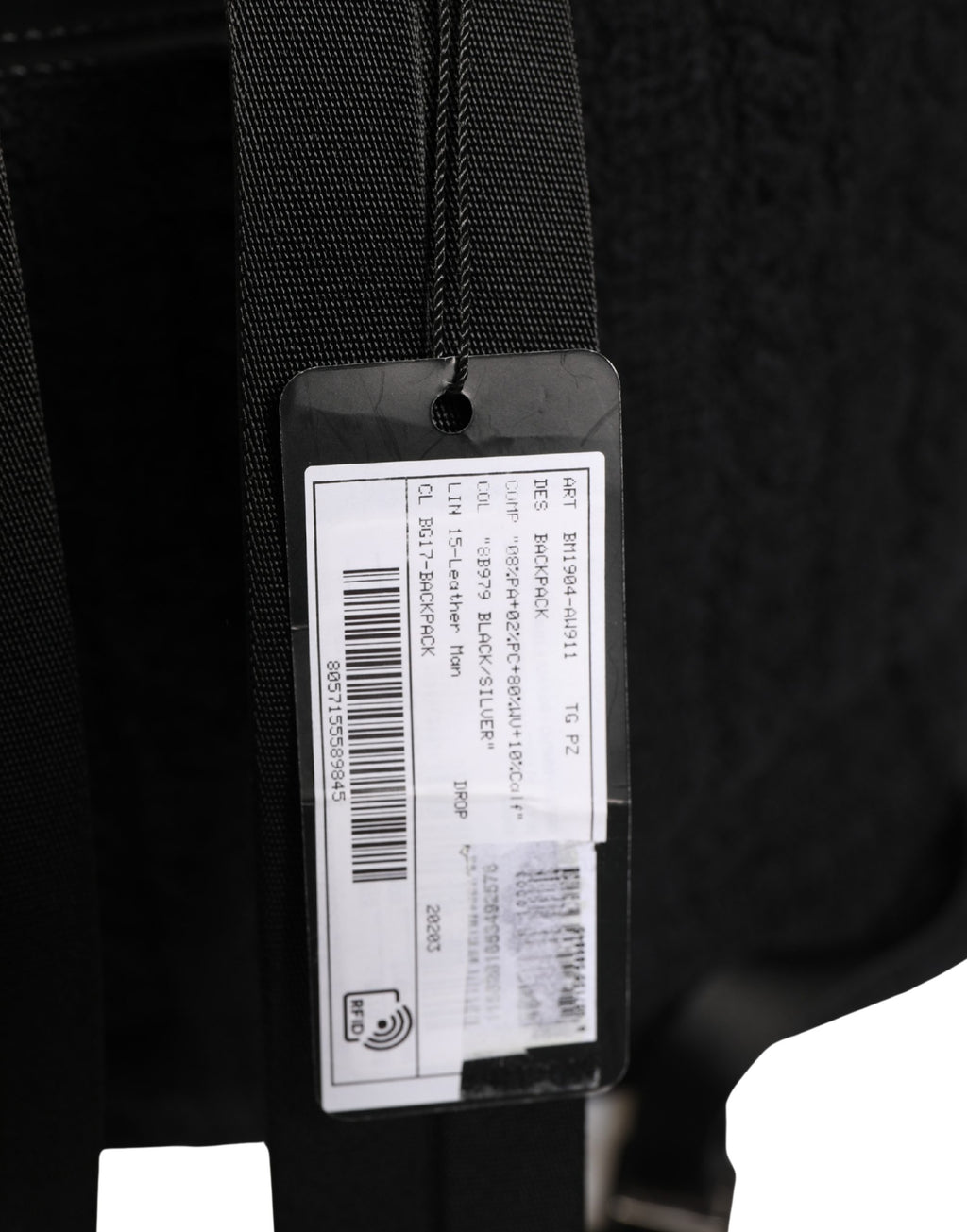 Dolce & Gabbana Schwarzer Rucksack aus Trikot-Wollmischung für Reisen