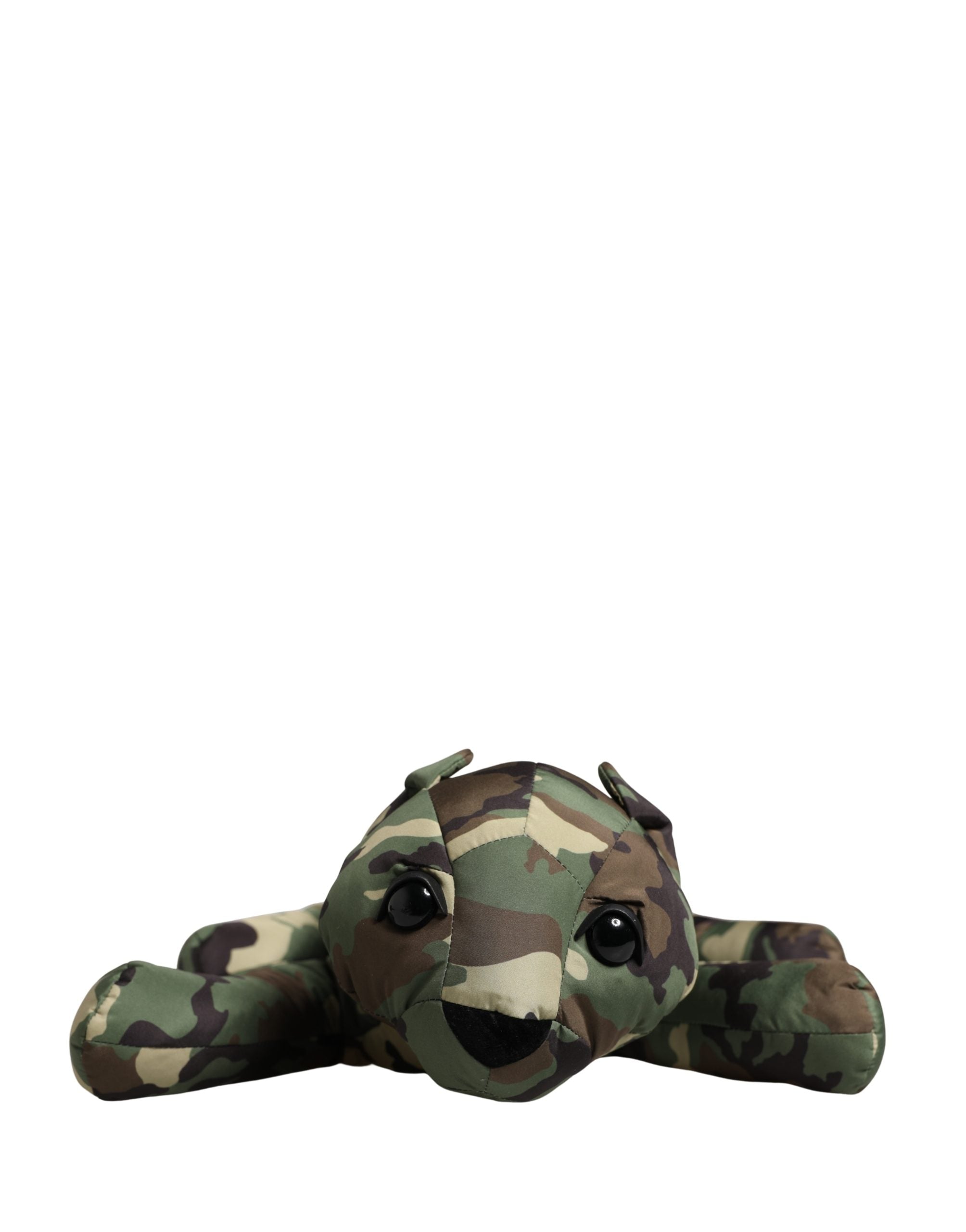 Dolce & Gabbana Belt Bag in Multicolor Camouflage with Animal Silhouette