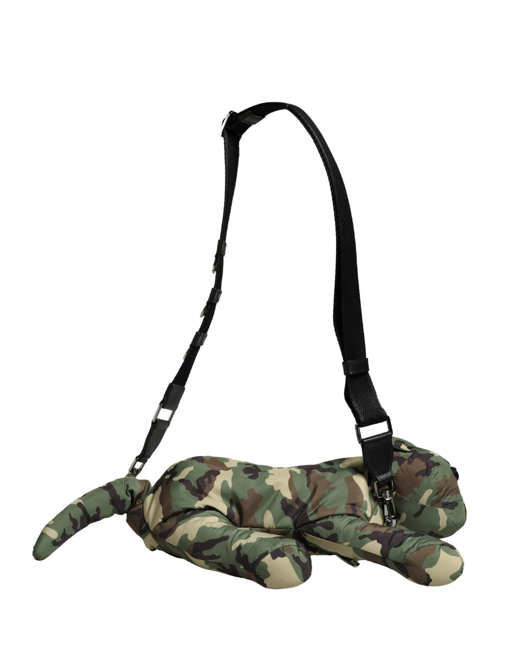 Dolce & Gabbana Gürteltasche in Multicolor-Camouflage mit Tier-Silhouette