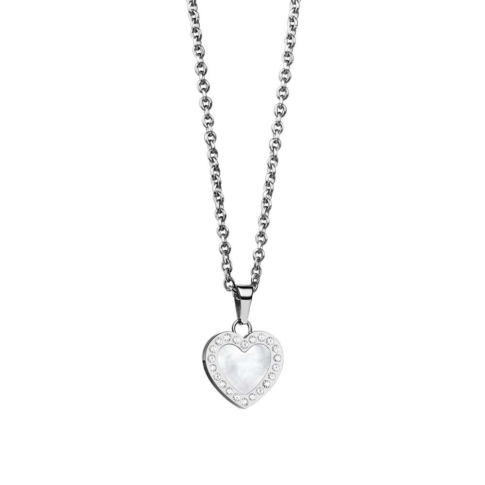 BERING Graue Edelstahlkette