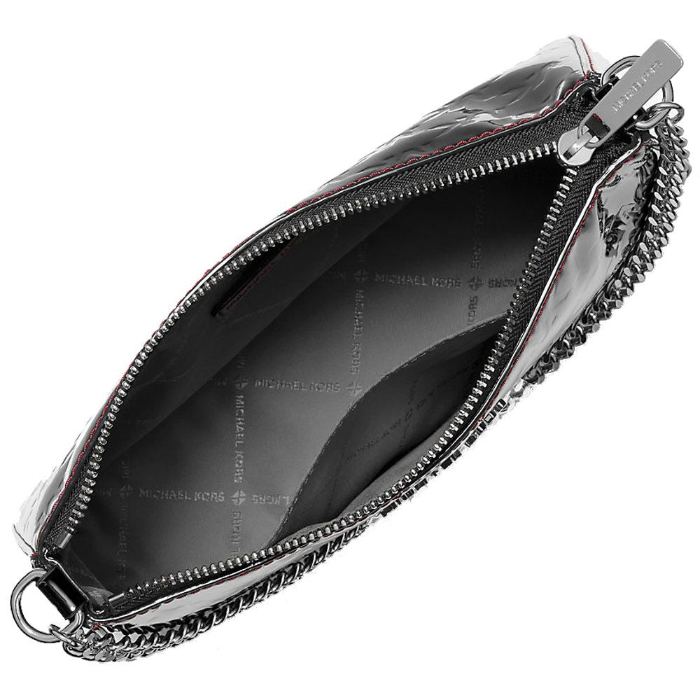 Michael Kors Schwarze Clutch aus Canvas