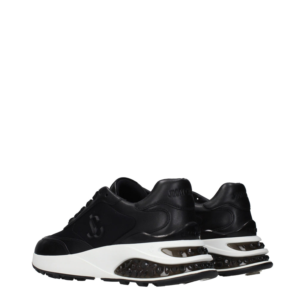 Jimmy Choo Schwarze Stoff-Sneaker