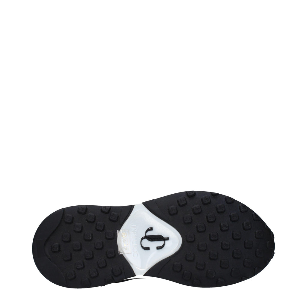 Jimmy Choo Schwarze Stoff-Sneaker