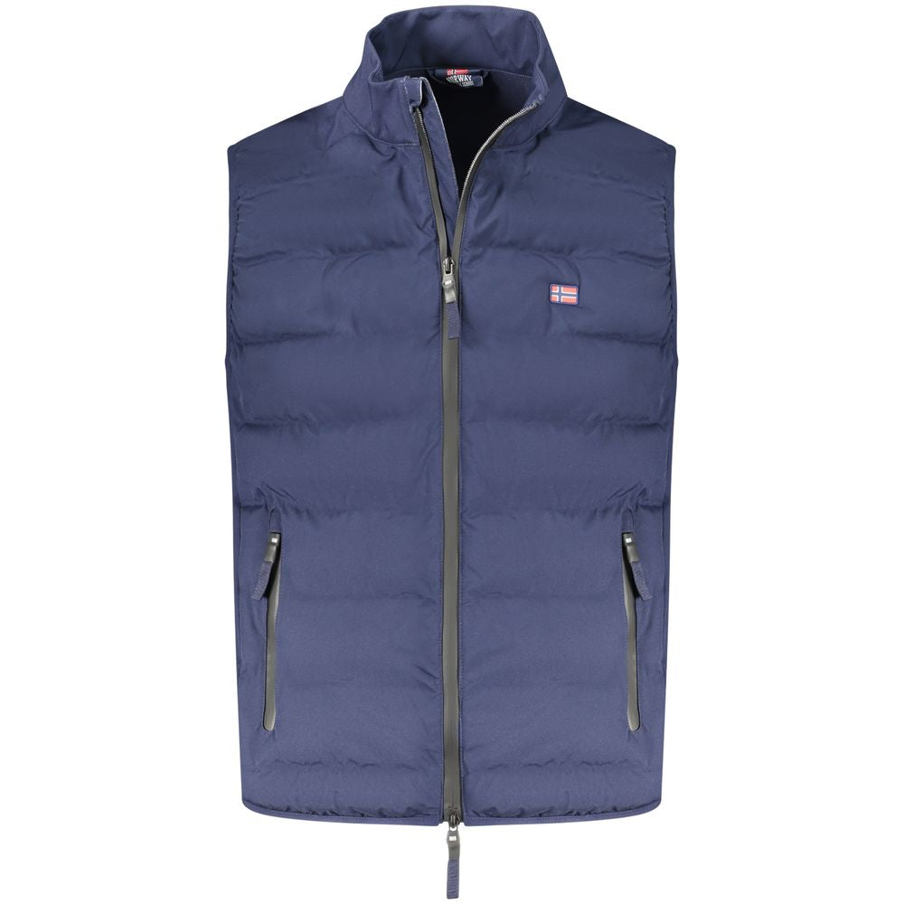 Norway 1963 Herrenweste aus Polyester in Blau