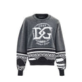 Dolce & Gabbana Schwarzer Baumwoll-Sweatshirt