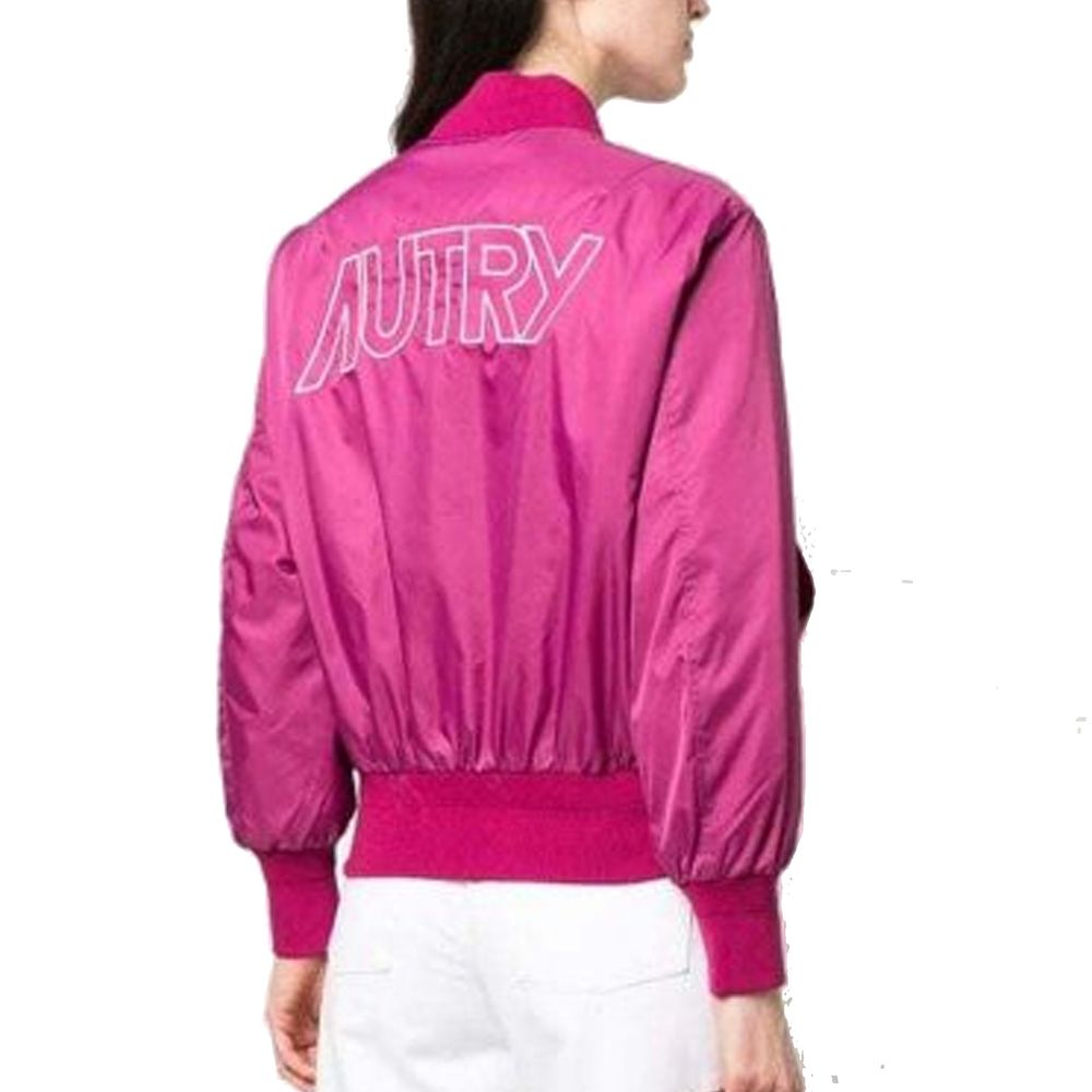 Autry Mehrfarbige Bomberjacke aus Nylon