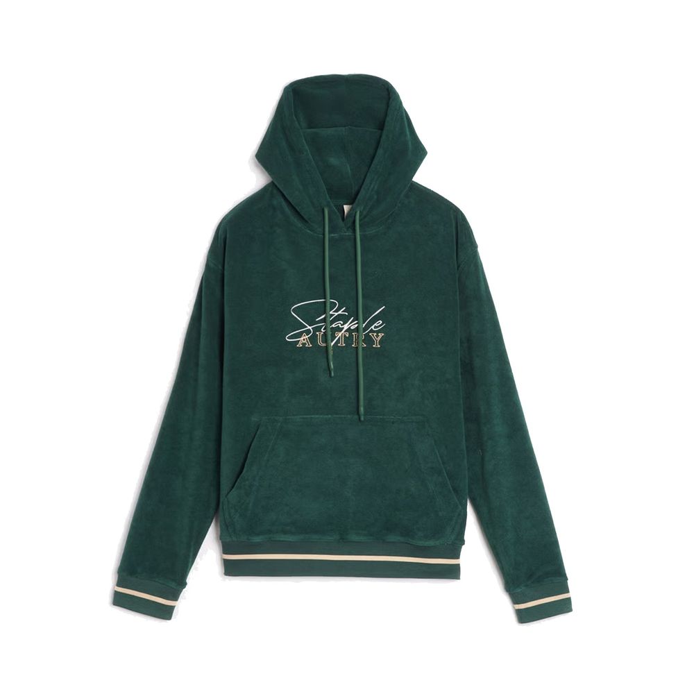 Autry Two-Tone Cotton Hooded Jacket
