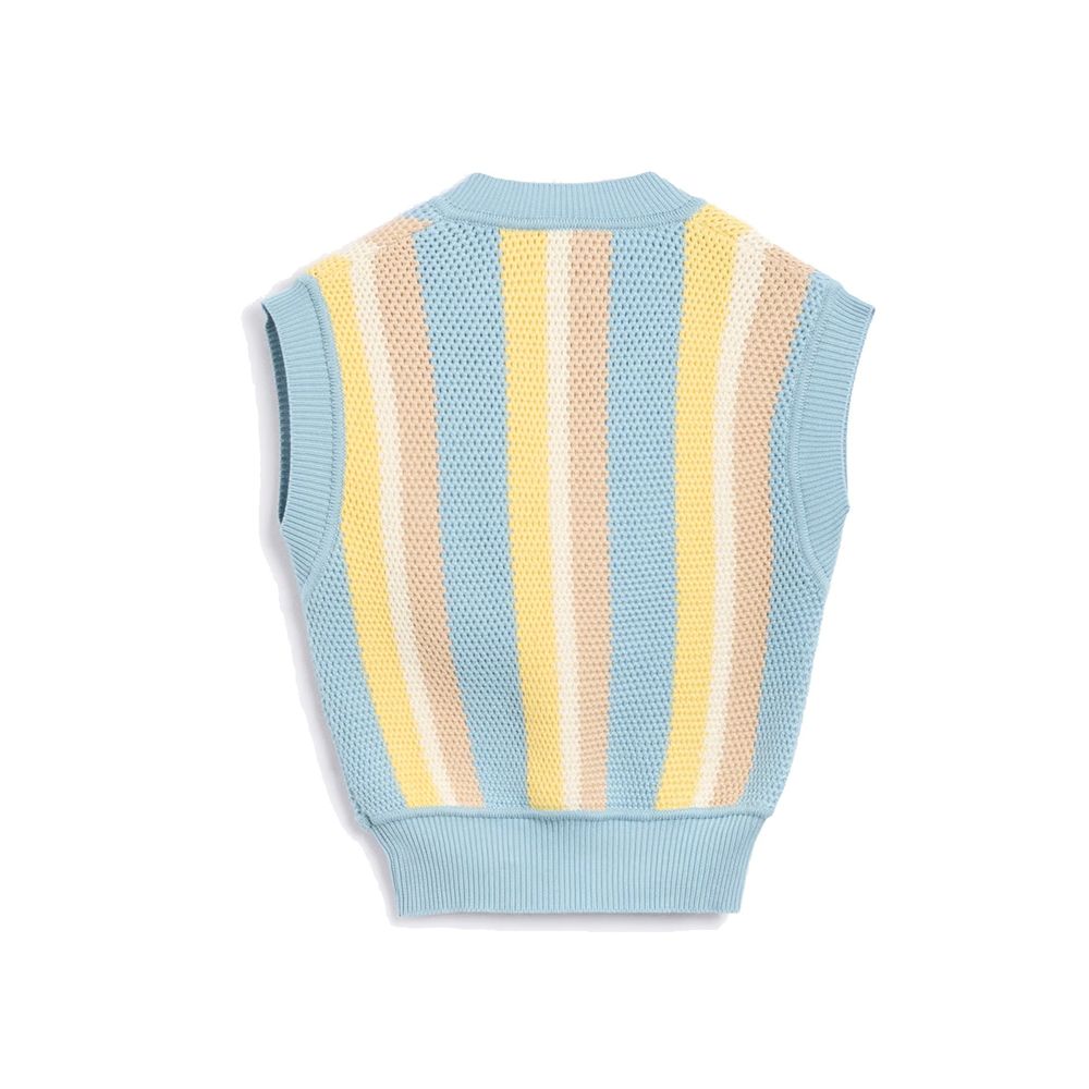 Autry Blue Cotton Vest