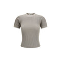 RIER Beiges Seiden-T-Shirt