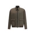 Brioni Two-Tone Wool Coat