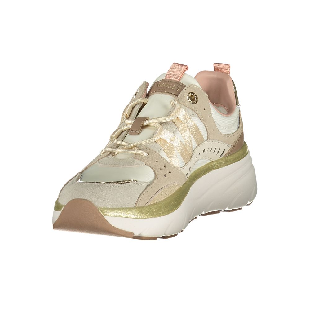 Twinset Beige Polyurethane Women's Sneakers