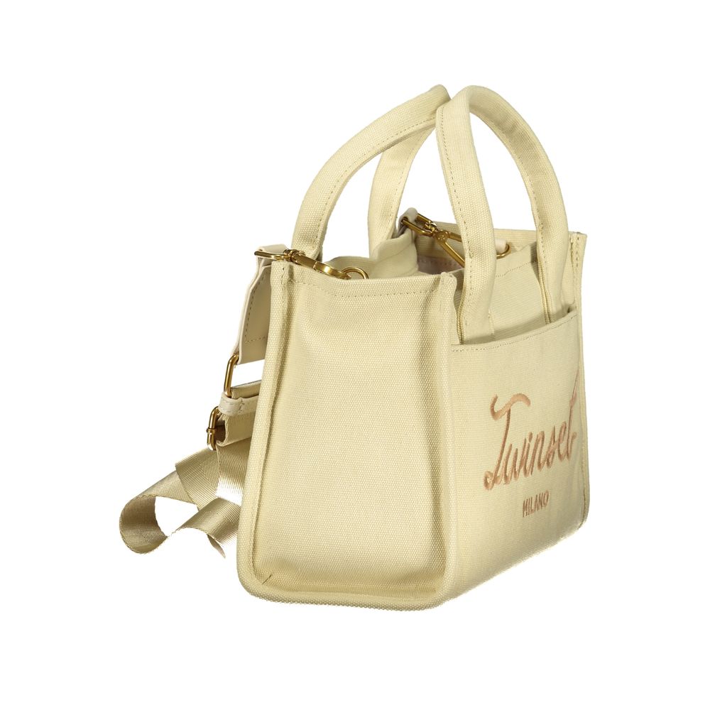 Twinset Beige Baumwoll-Damenhandtasche