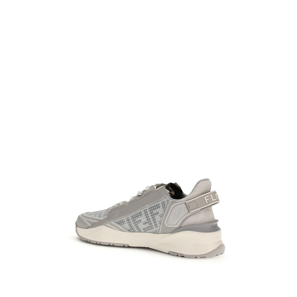 Fendi Graue Sportschuhe aus Polyester