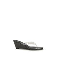 Coperni Black PVC Flip-Flop Sandals