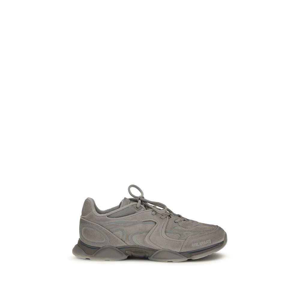 Axel Arigato Graue Kalbsleder Bos Taurus Chunky Sneaker
