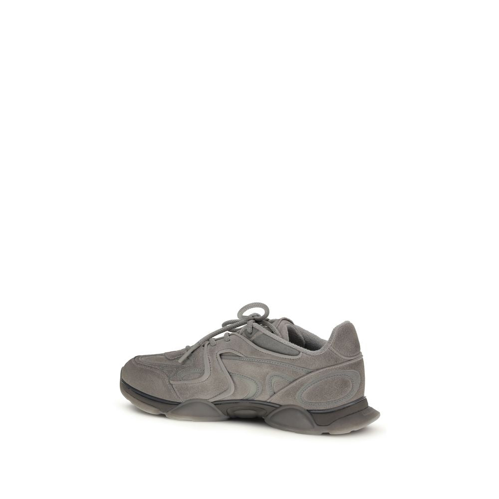 Axel Arigato Graue Kalbsleder Bos Taurus Chunky Sneaker