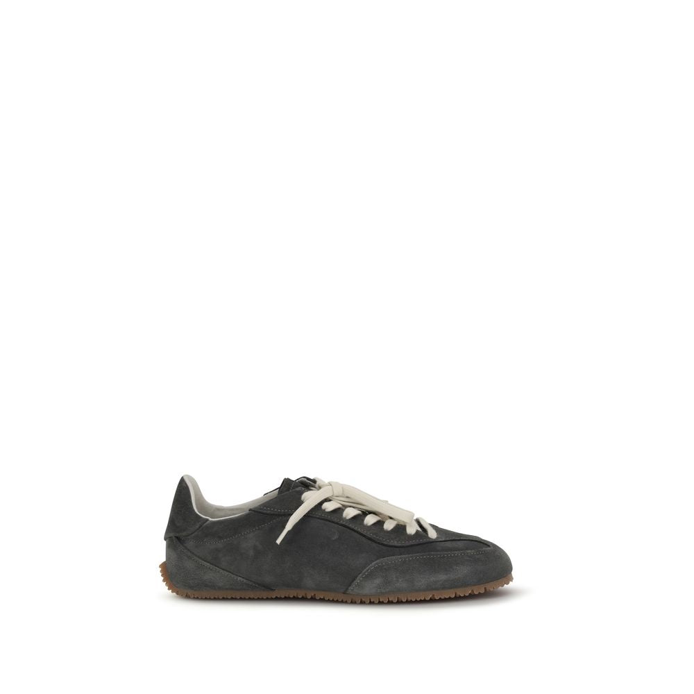 Axel Arigato Graue Bos Taurus Kalbsleder Low-Top-Sneaker