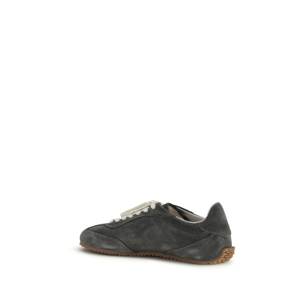 Axel Arigato Graue Bos Taurus Kalbsleder Low-Top-Sneaker