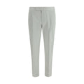 Brioni Weiße Leinen-Freizeithose