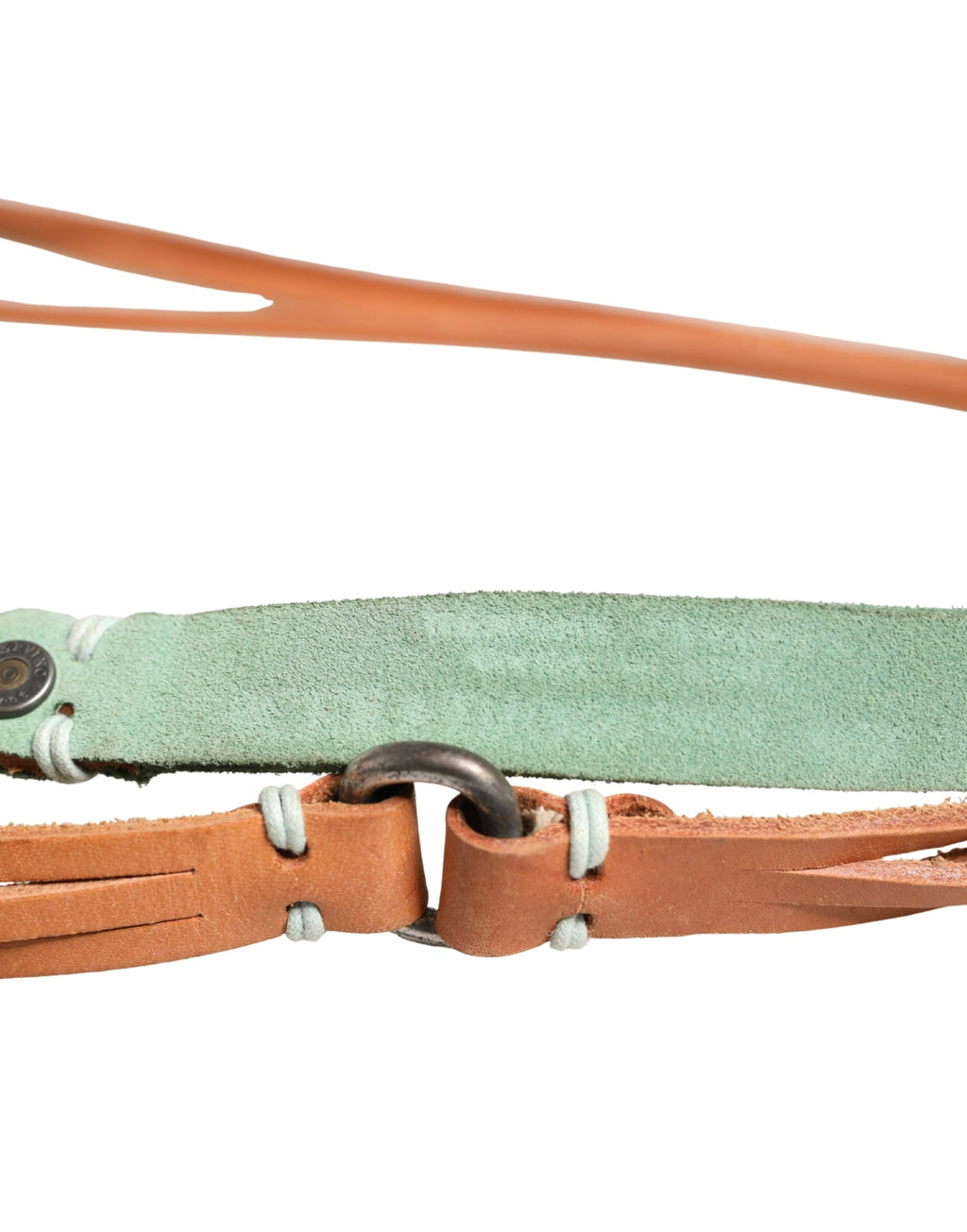 Scervino Street Brown Leather Belt with Silver-Colored Buckle