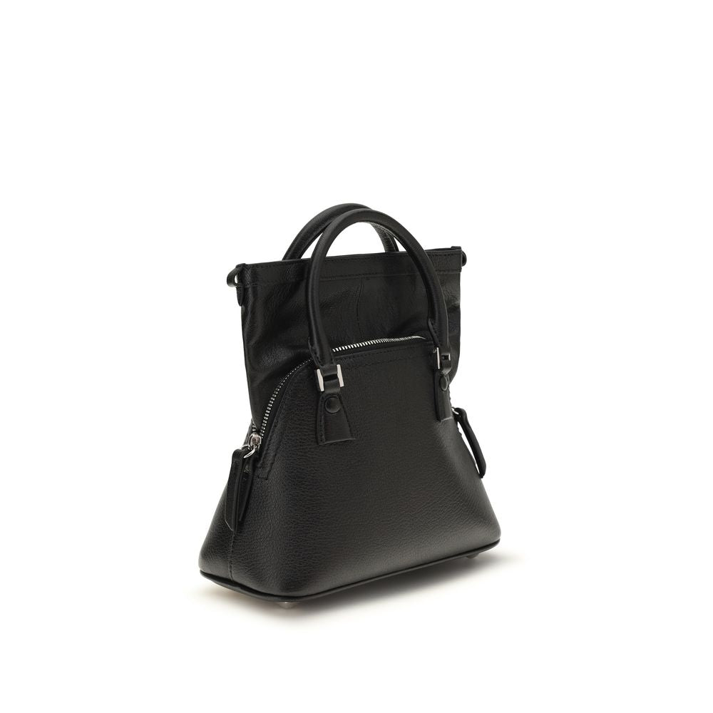 Maison Margiela Schwarze Ziegenleder-Handtasche