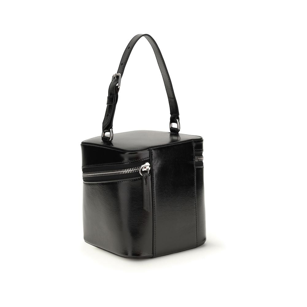 Maison Margiela Black Calf Leather Bos Taurus Bucket Bag