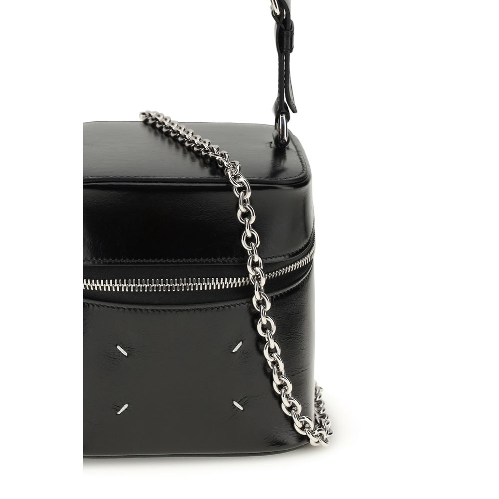 Maison Margiela Black Calf Leather Bos Taurus Bucket Bag