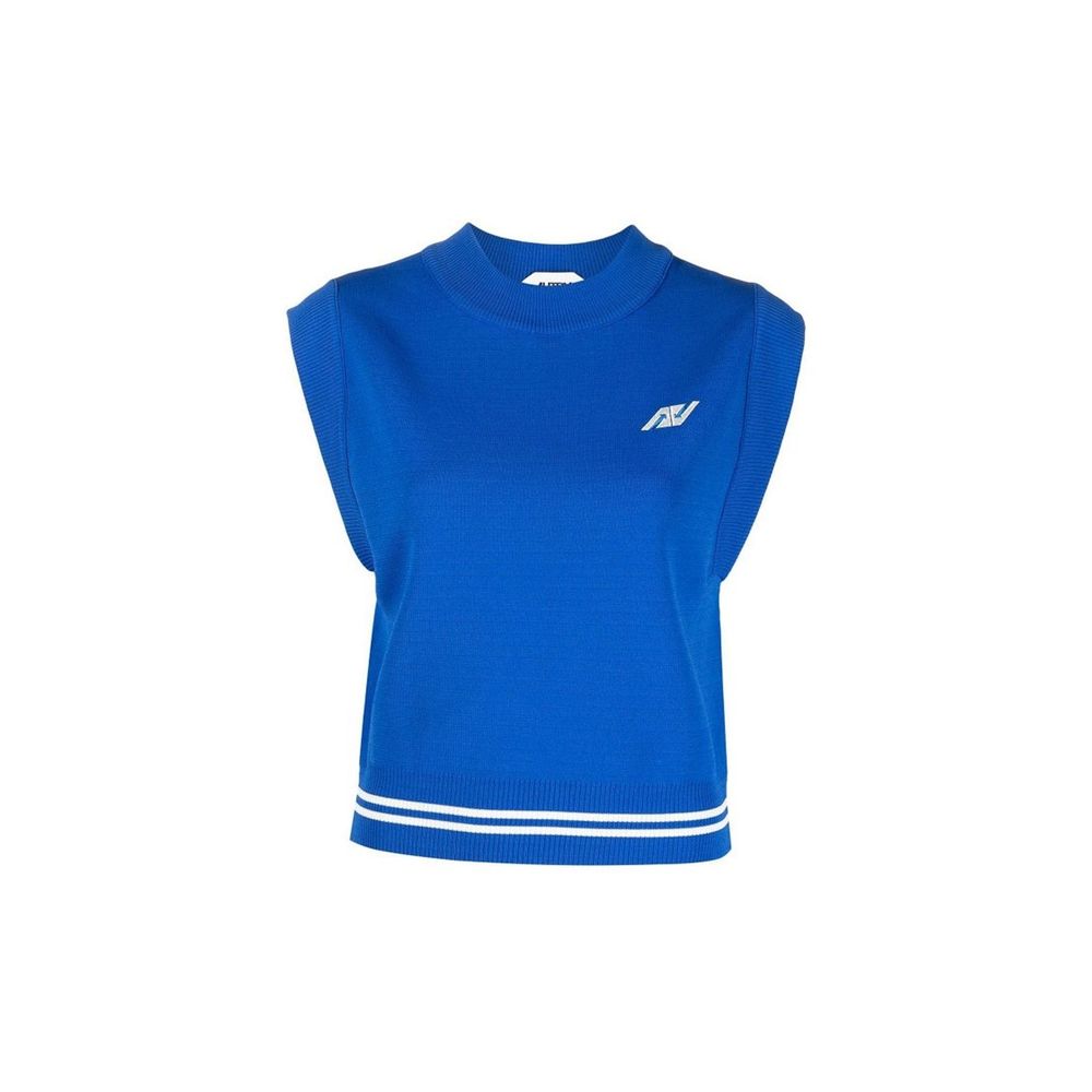 Autry Blaue Nylon-Weste