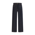 Thom Browne blue straight-cut cotton jeans