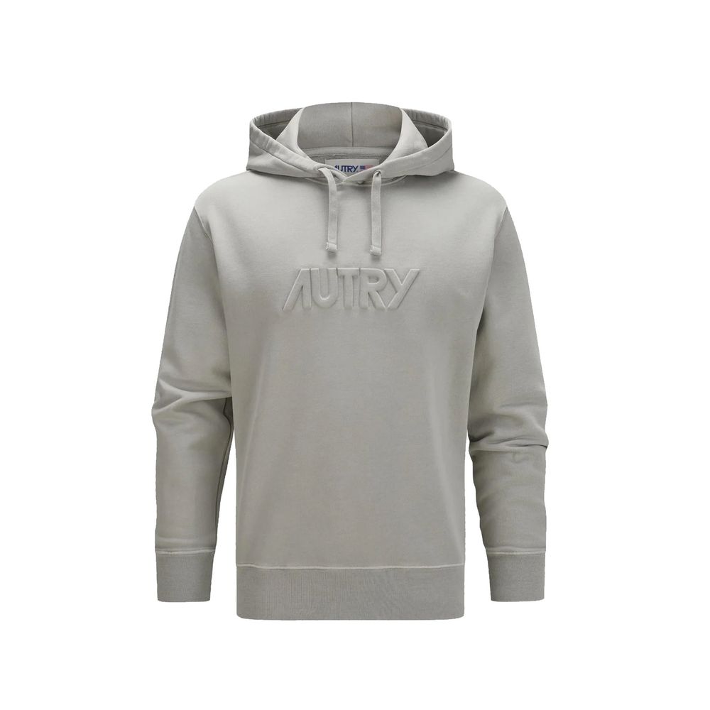 Autry Grey Cotton Hoodie
