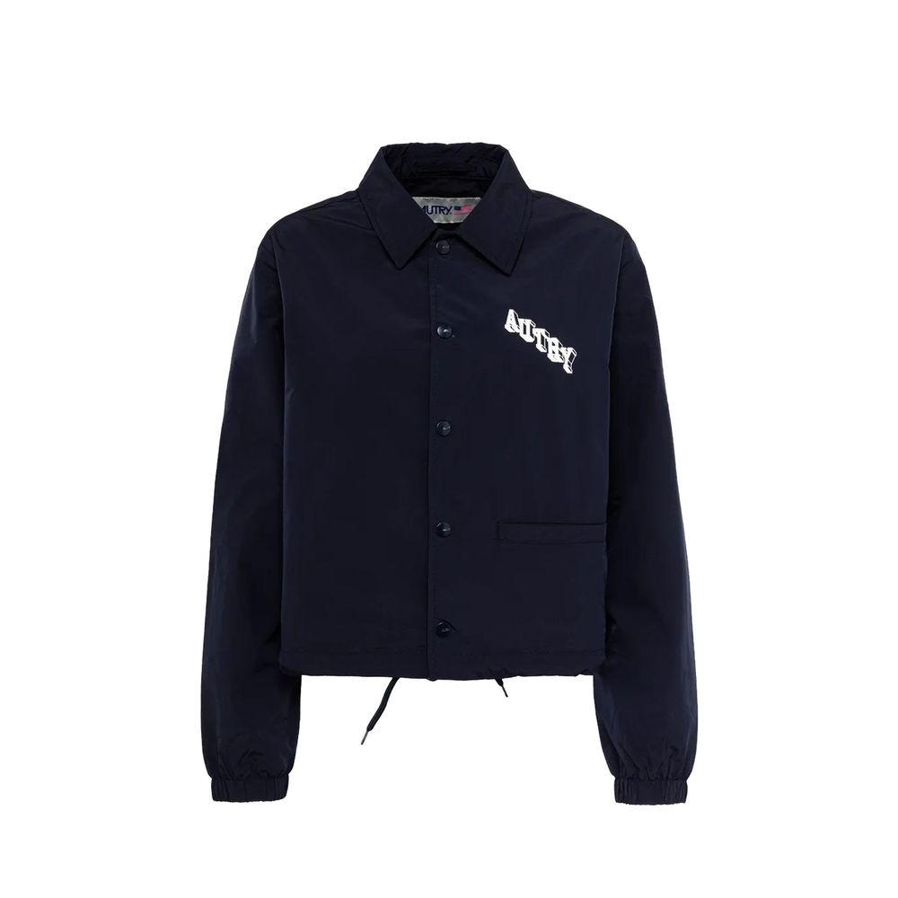 Autry Blaue Shell-Jacke aus Polyester