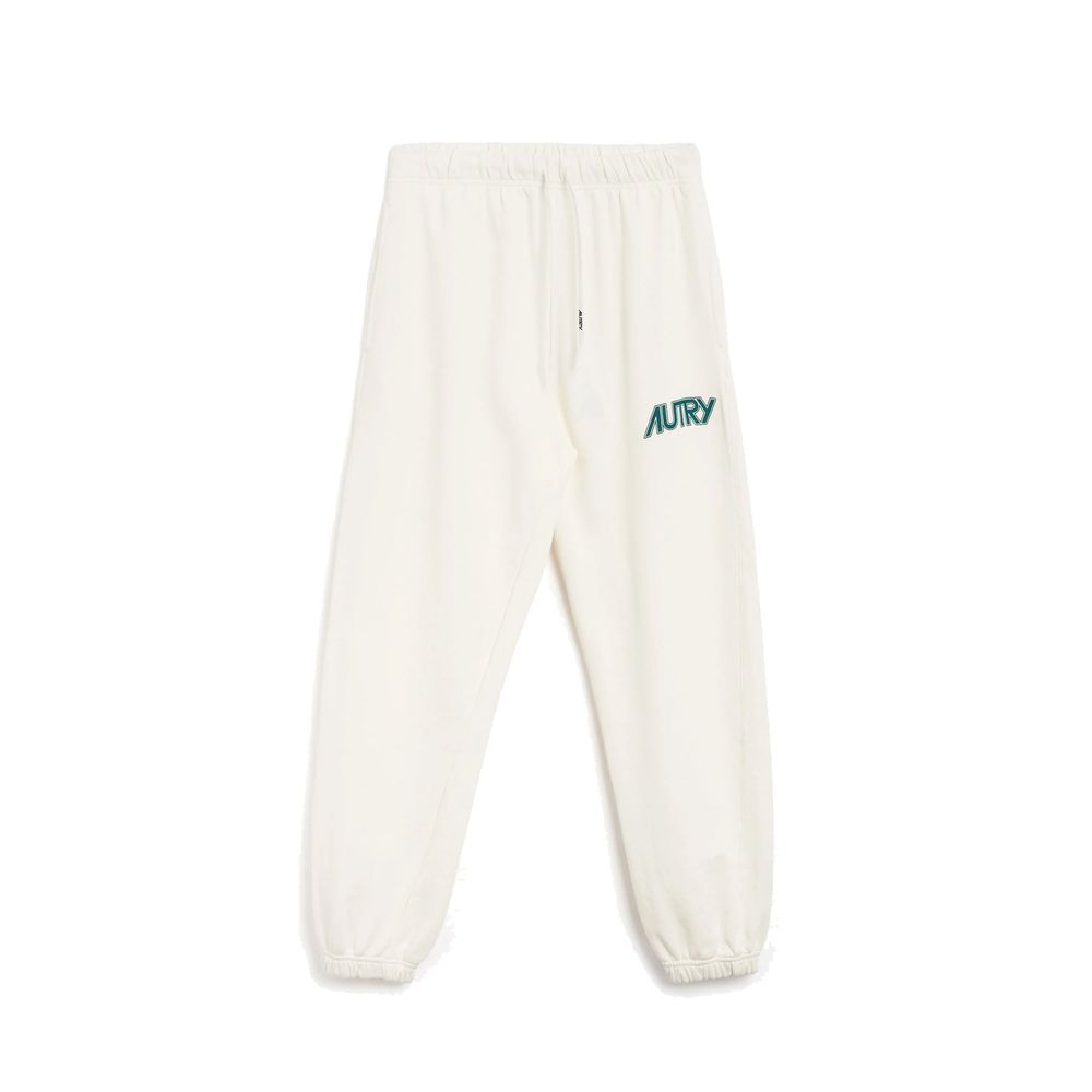 Autry White Cotton Jogging Pants (Sweatpants)
