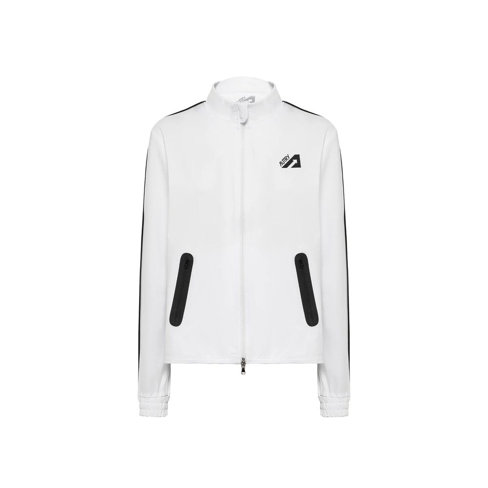 Autry White Shell Jacket in Elastane
